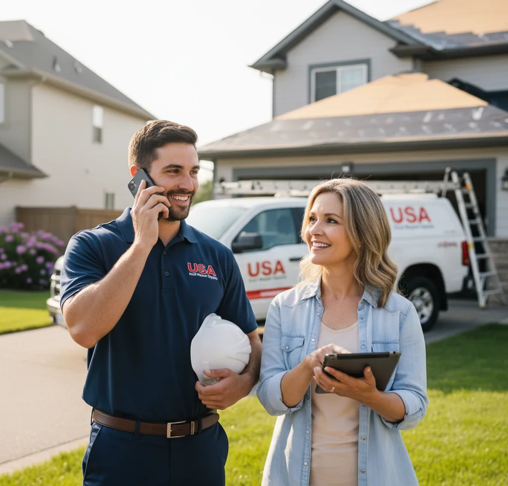 USA Roof Repair Experts customer support in Rolesville